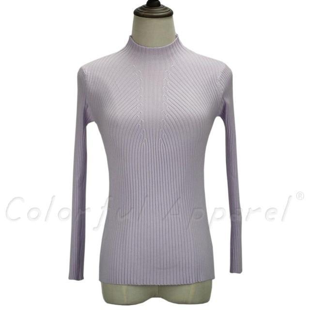 Women Turtleneck Knitted Sweater