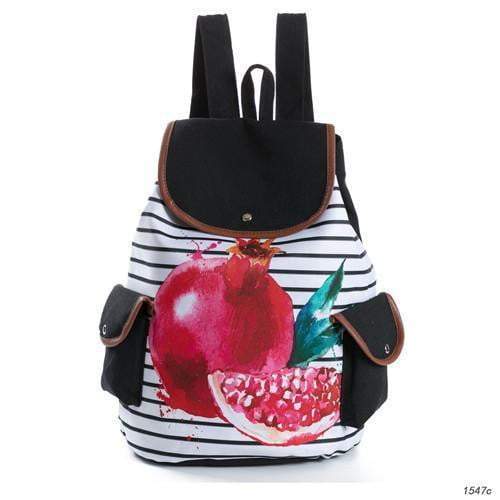Colorful Fruit Design Backpacks