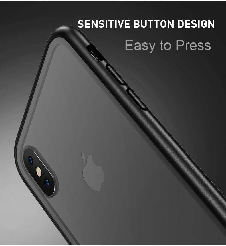 2019 New Magnetic Absorption Glass Cover Case for iPhone