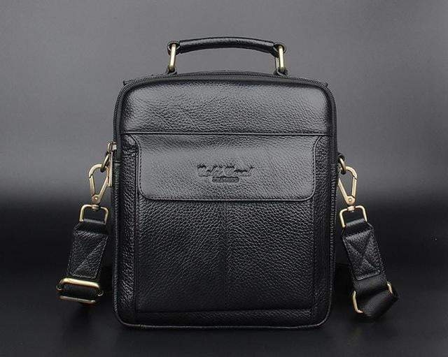 2018 Men's Genuine Leather Messenger Handbags