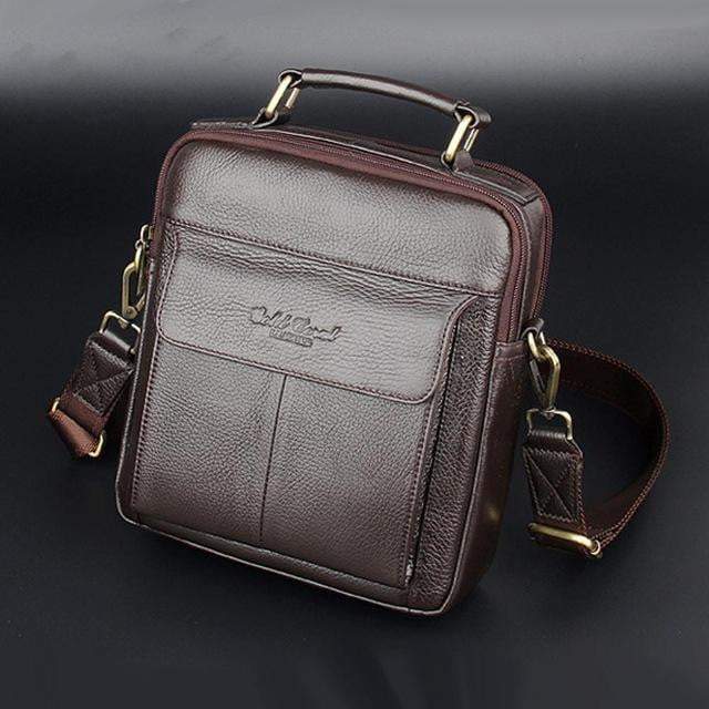 2018 Men's Genuine Leather Messenger Handbags