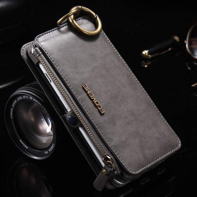 FLOVEME Luxury Retro Phone Case Wallet