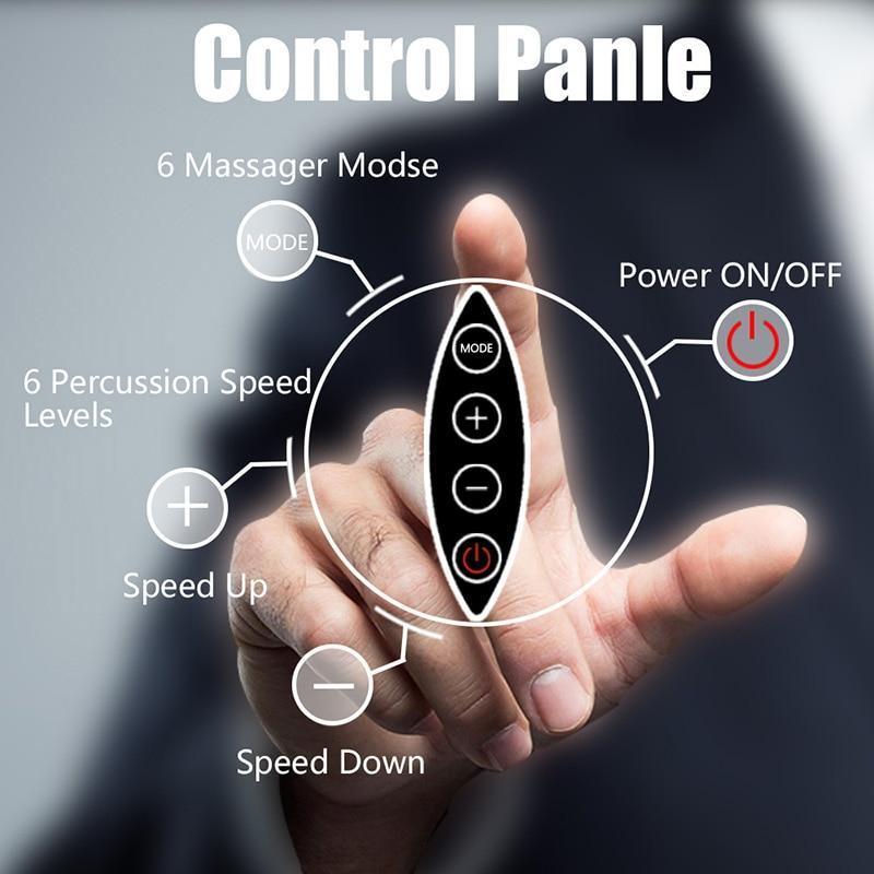 Electric Hammer Infrared Neck Massager