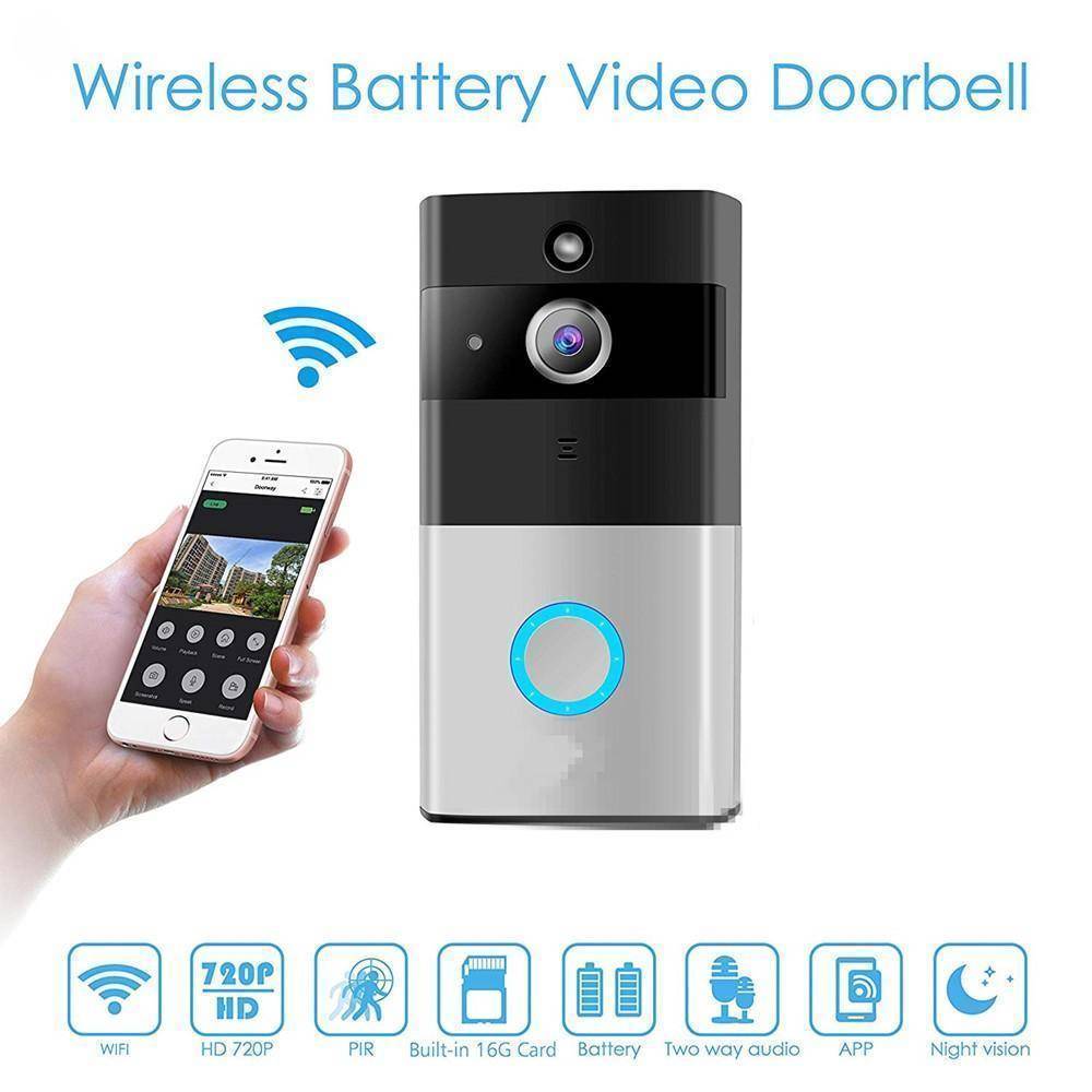 WiFi Wireless Video Camera Door Bell Doorbell With Motion Detection and Night Vision