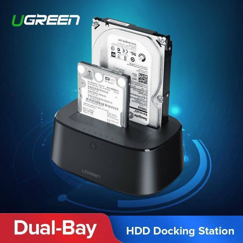 HDD Docking Station SATA to USB 3.0 for 2.5 and 3.5 SSD Hard Drive Enclosure