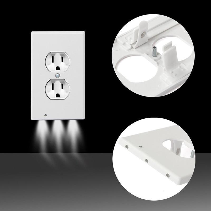 Plug Cover Light Sensor LED Light