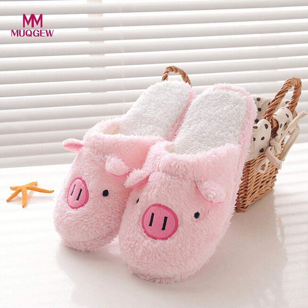 Lovely Women Flip Flop Cute Pig Slippers