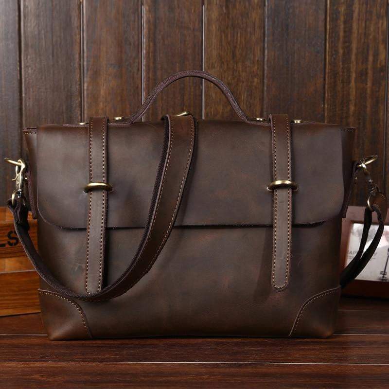 2019 New Brand Designer Stye Men Vintage Messenger Bag