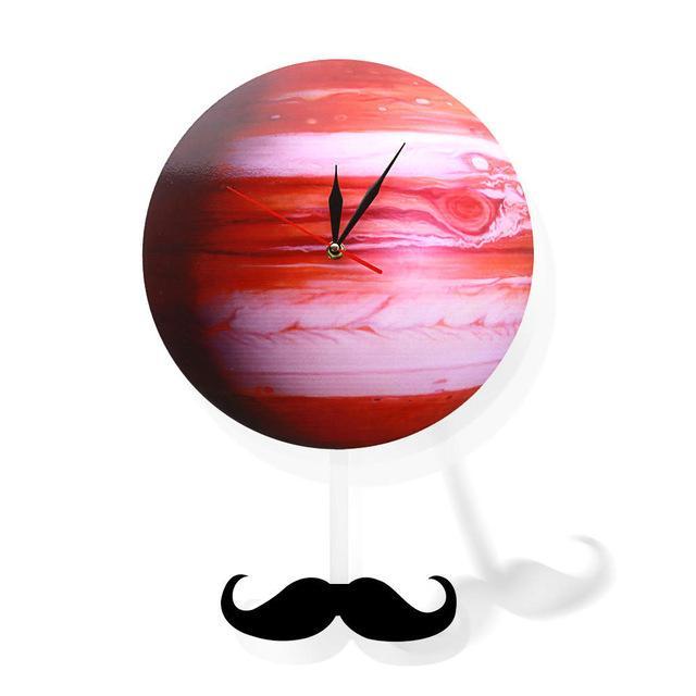 Wall Clock, Venus Planet Clock, Unique Wall Clock, Large Wall Clock, Steampunk Clock, Celestial Art Decor, Planetary Wall Decor, Boho