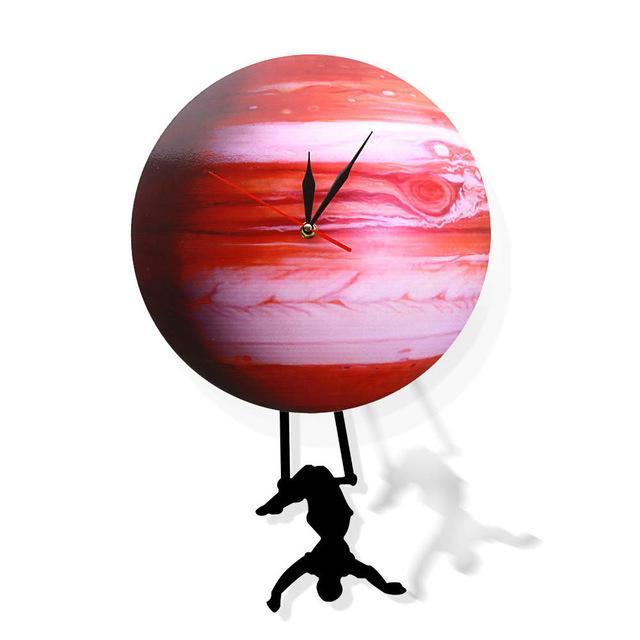 Wall Clock, Venus Planet Clock, Unique Wall Clock, Large Wall Clock, Steampunk Clock, Celestial Art Decor, Planetary Wall Decor, Boho