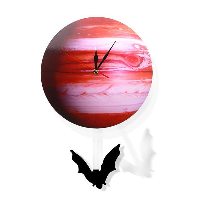 Wall Clock, Venus Planet Clock, Unique Wall Clock, Large Wall Clock, Steampunk Clock, Celestial Art Decor, Planetary Wall Decor, Boho