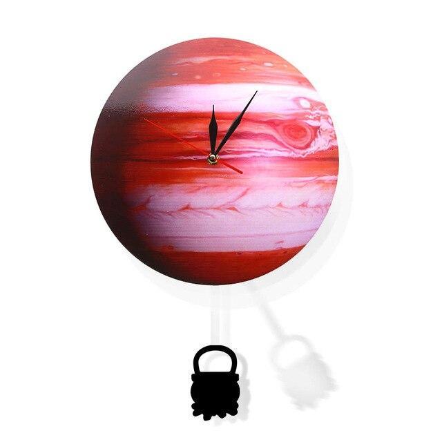 Wall Clock, Venus Planet Clock, Unique Wall Clock, Large Wall Clock, Steampunk Clock, Celestial Art Decor, Planetary Wall Decor, Boho