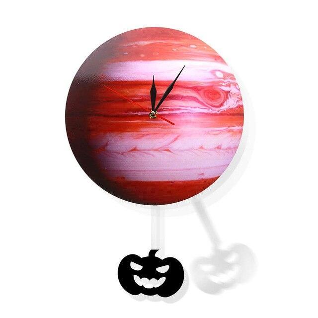 Wall Clock, Venus Planet Clock, Unique Wall Clock, Large Wall Clock, Steampunk Clock, Celestial Art Decor, Planetary Wall Decor, Boho