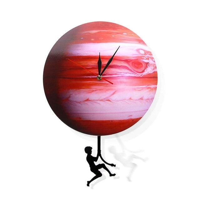 Wall Clock, Venus Planet Clock, Unique Wall Clock, Large Wall Clock, Steampunk Clock, Celestial Art Decor, Planetary Wall Decor, Boho