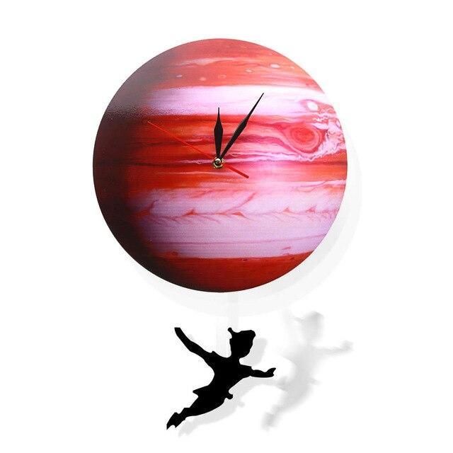 Wall Clock, Venus Planet Clock, Unique Wall Clock, Large Wall Clock, Steampunk Clock, Celestial Art Decor, Planetary Wall Decor, Boho