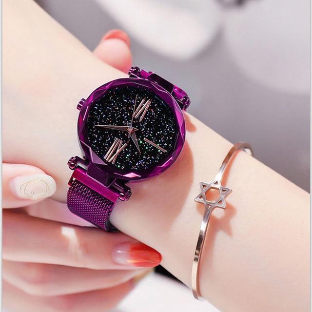 Glitz and Glamour Magnetic Fashion Watch