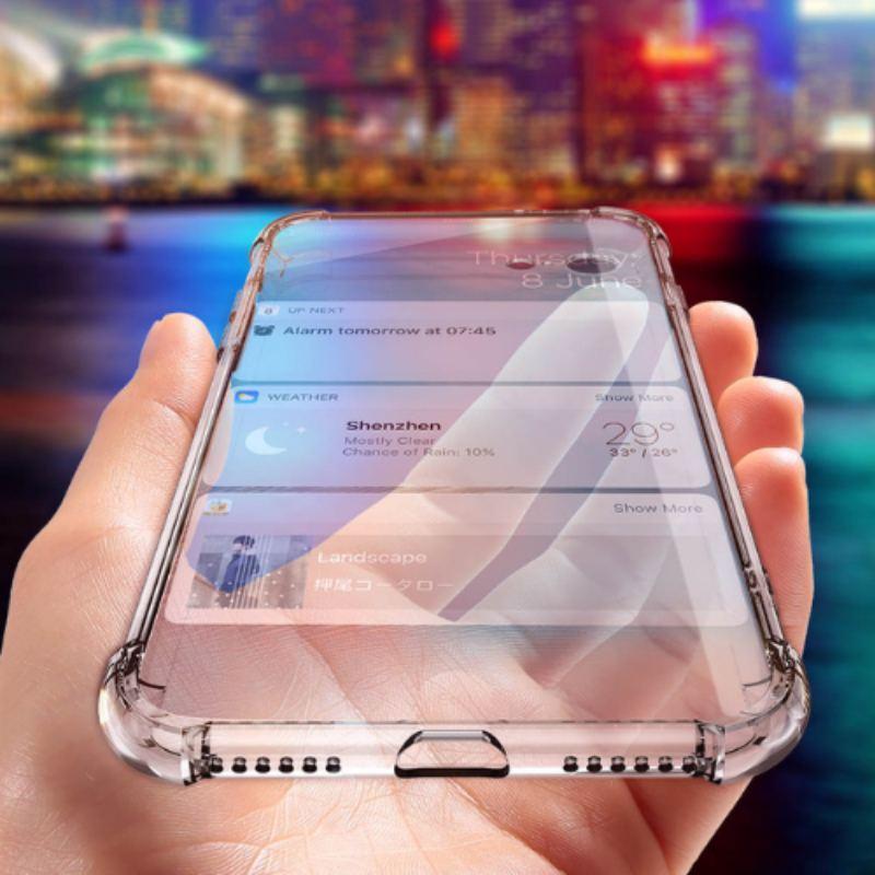 Shock Proof Transparent Silicone Case For iPhone