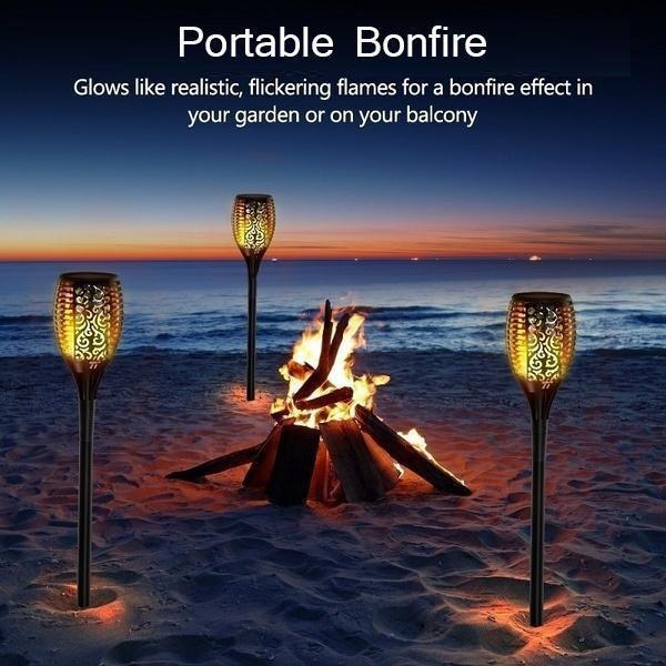 LED Flames Solar Light