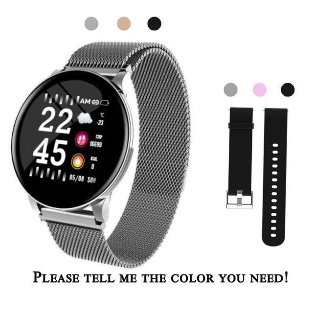 IcoolGadgets New Men's and Women's Smart Watches Waterproof health monitoring multi sports mode gravity Sensing Bluetooth OTA upgrade
