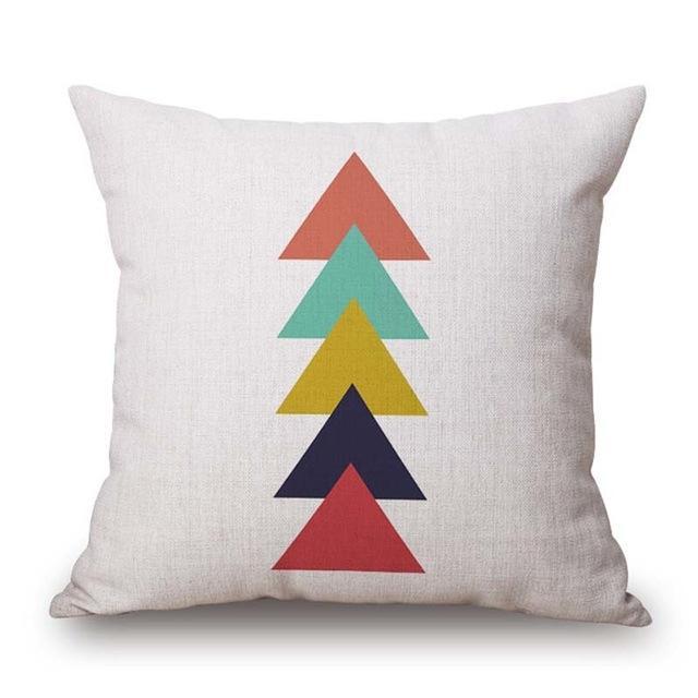 Geometric Animal Cushion Cover