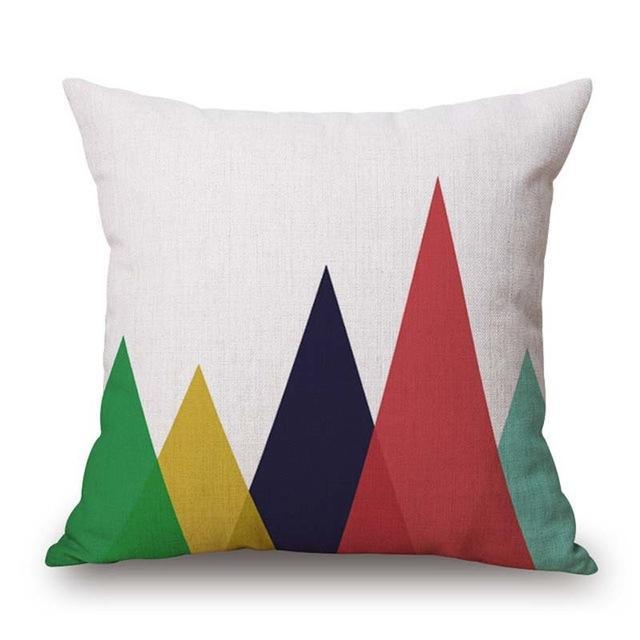 Geometric Animal Cushion Cover