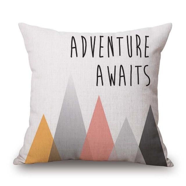 Geometric Animal Cushion Cover