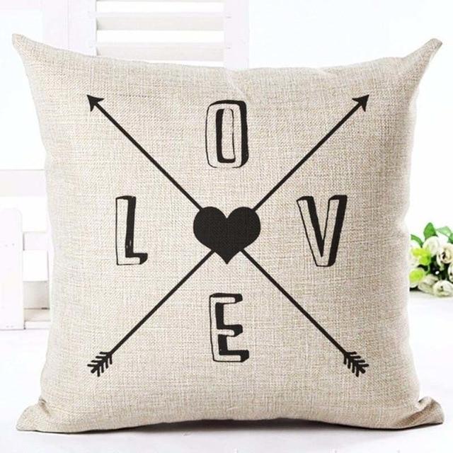 Black & White Decorative Cushion Cover