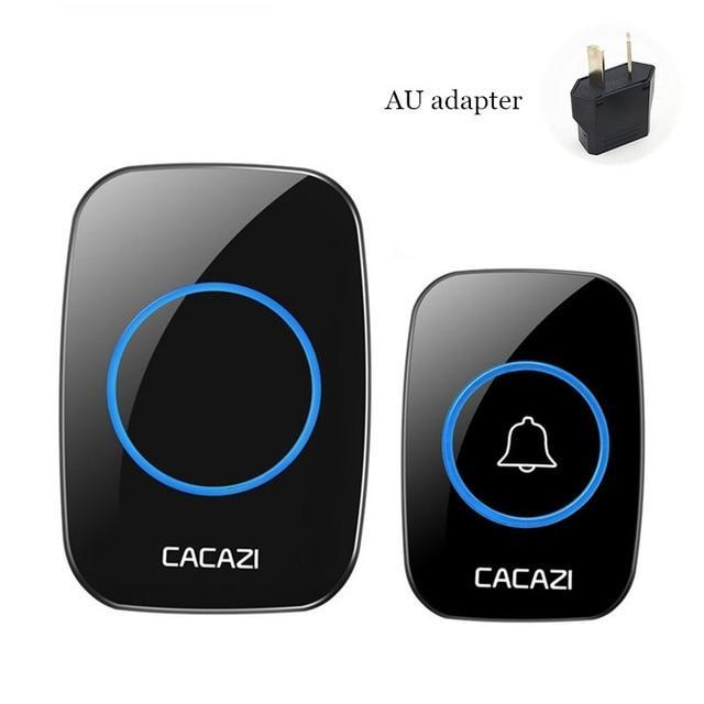 IcoolGadgets Waterproof Home Wireless Doorbell Smart LED Light Calling Bell 300M Remote Battery Button 60 Chimes 5 Volume US EU Plug