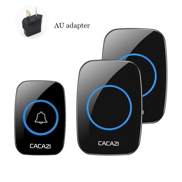 IcoolGadgets Waterproof Home Wireless Doorbell Smart LED Light Calling Bell 300M Remote Battery Button 60 Chimes 5 Volume US EU Plug