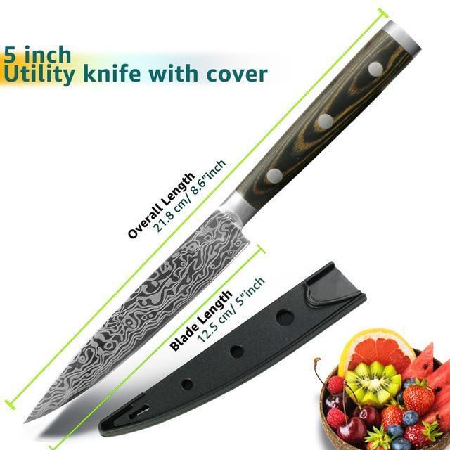 Japanese Professional Chef Knife 8 inch High Carbon Stainless Steel