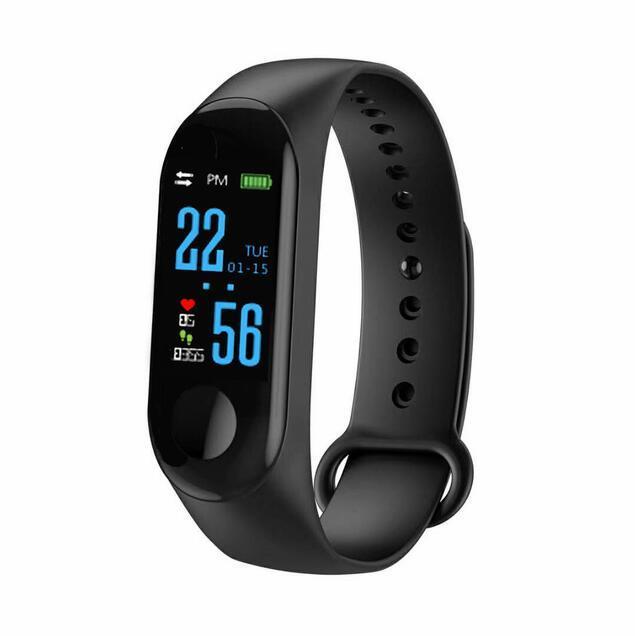 IcoolGadget Pro Smart Band Waterproof Fitness Tracker VS M3 Plus Smart Bracelet Blood Pressure Heart Rate Monitor PK Mi Band 3