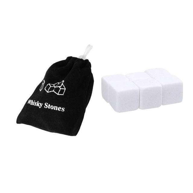 Granite Whiskey Cooling Stones (6 or 9pcs set)