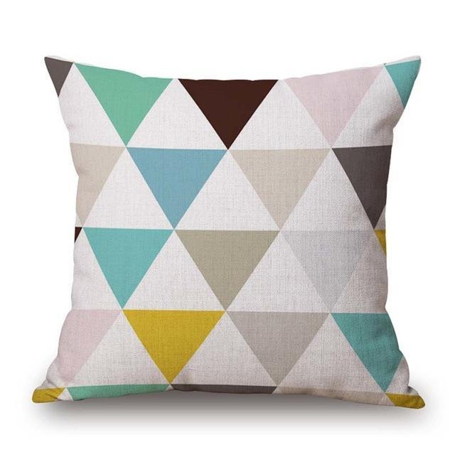 Geometric Animal Cushion Cover