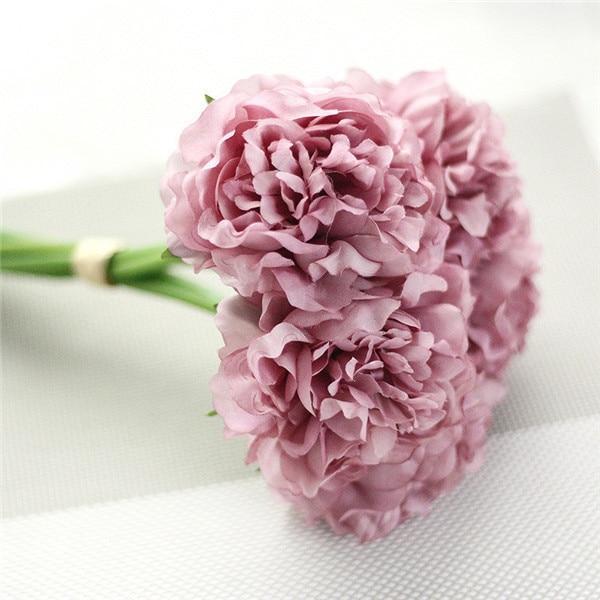 Faux Peony Bouquet