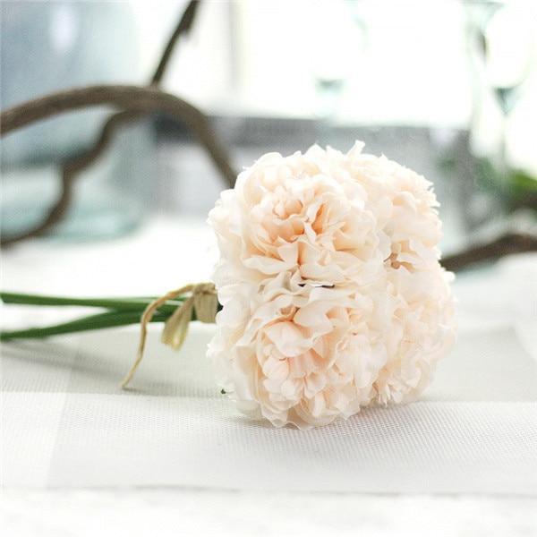 Faux Peony Bouquet