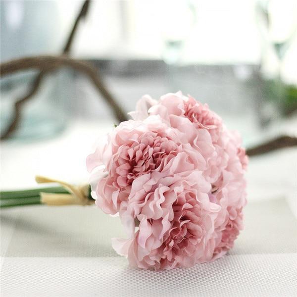 Faux Peony Bouquet
