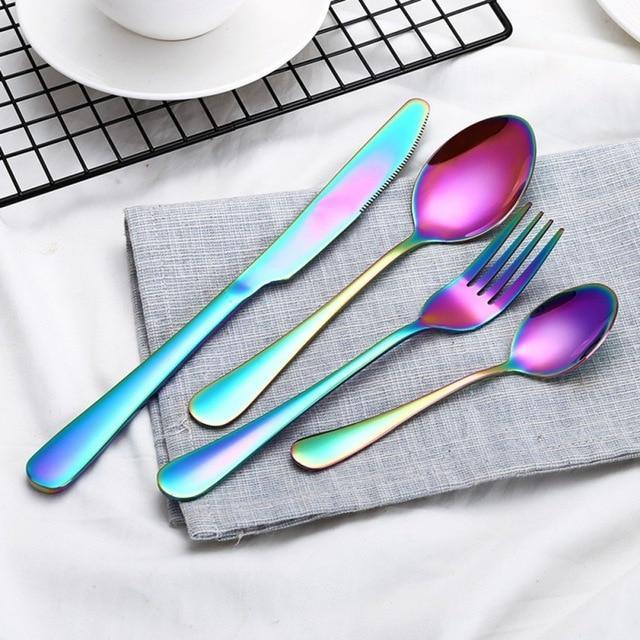Luxe Stainless Steel Cutlery Set - 4PCS/Set