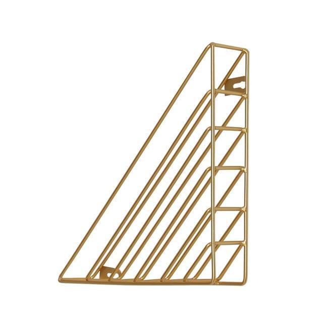 Hanging Triangle Magazine Rack