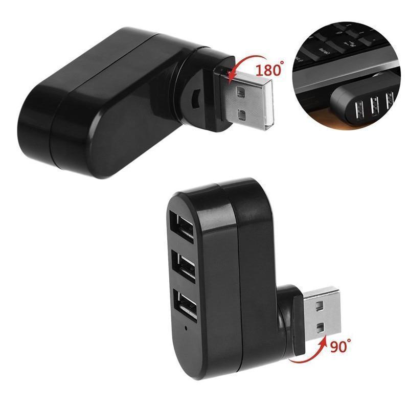180-Degree Rotatable USB Hub