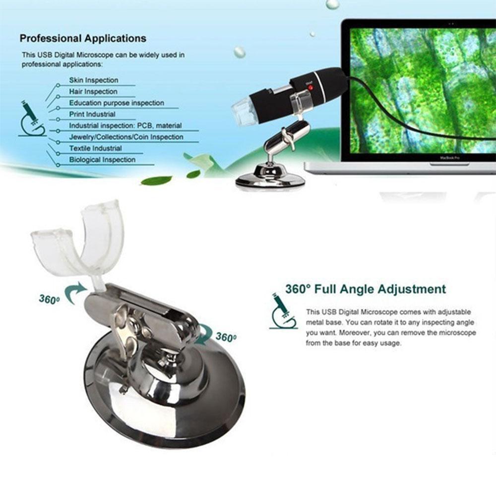 1000x HD Zoom Microscope Camera